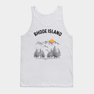 Rhode Island State Vintage Retro Tank Top